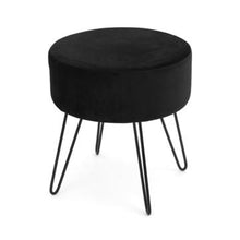 Load image into Gallery viewer, ROUND VELVET POUFS / HASSOCKS
