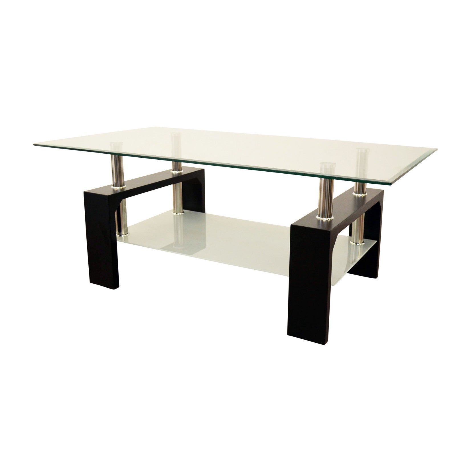 BLACK FRAME COCKTAIL TABLE