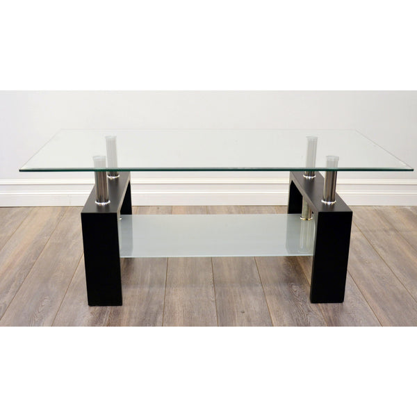 BLACK FRAME COCKTAIL TABLE