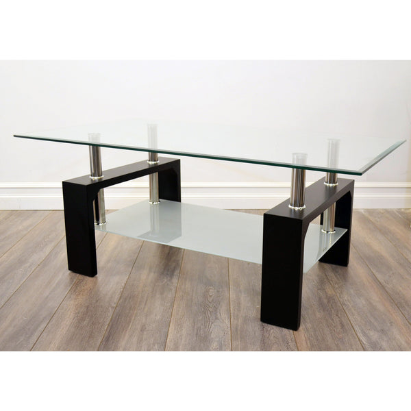 BLACK FRAME COCKTAIL TABLE