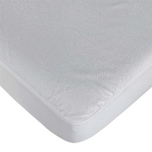 Nola Home 100% Waterproof Mattress Protector - Terry Cotton Bed Cover - Hypoallergenic Fits Mattresses uptp 12 inch