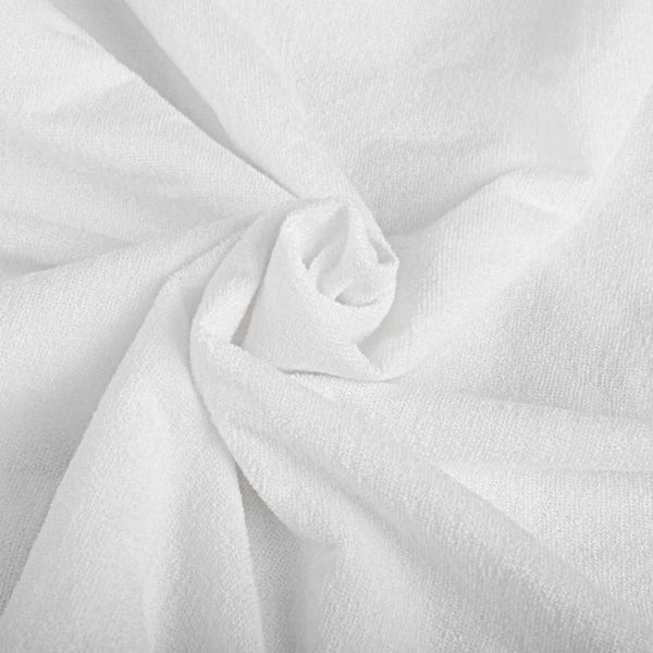 Nola Home 100% Waterproof Mattress Protector - Terry Cotton Bed Cover - Hypoallergenic Fits Mattresses uptp 12 inch