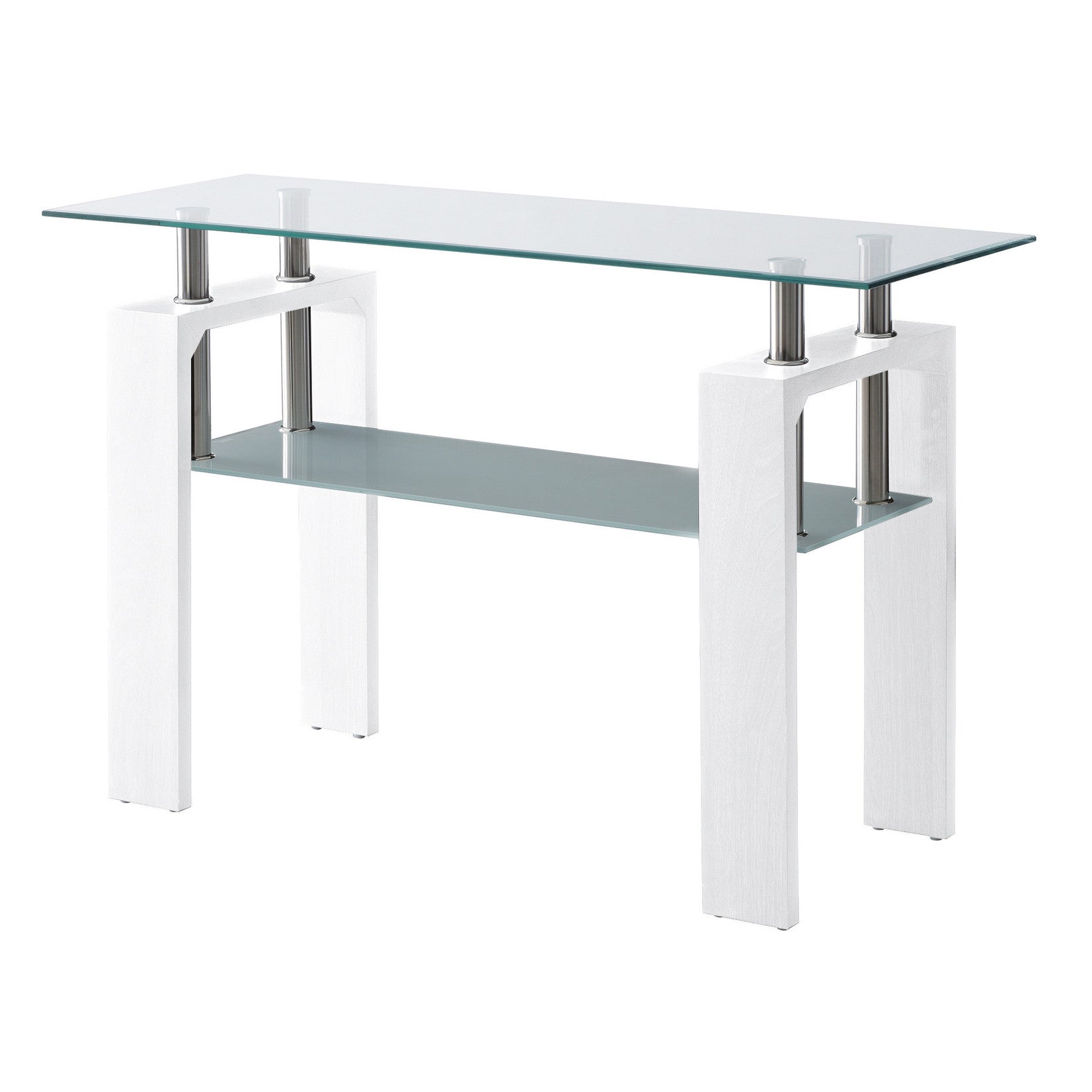 WHITE CONSOLE TABLE